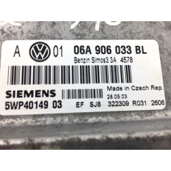 VW / Audi Motorsteuergerät 1.6 Liter Siemens 06A906033BL 5WP4014903