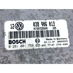 VW Lupo 6X / Polo 6N Motorsteuergerät 1.7 / 1.9 SDI Bosch 038906013 0281001759