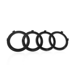 Audi A8 4E (2002-2010) Emblem / Logo Audi Ringe Schwarz 4E0853605AA