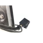 VW Polo 6R (2009-2017) Außenspiegel links elektrisch verstellbar 6Pin unlackiert Schwarz mit Blinker LED 6R1857501A
