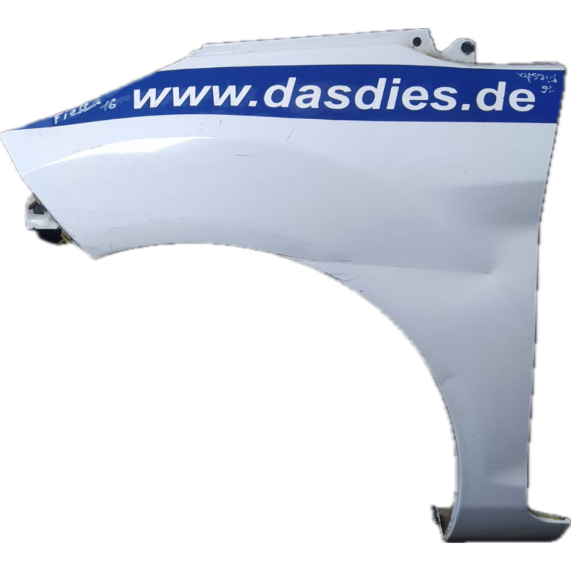 Ford Fiesta MK7 JA8 (2008-2017) Kotflügel links Weiß C1BBA16016AA