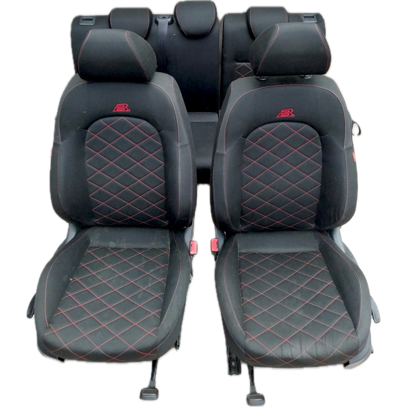 Seat Ibiza 6J Cupra Bocanegra (2008-2017) Innenausstattung inkl. Fahrersitz & Beifahrersitz 2Türig mit Airbag klappbar auch FR / Cupra